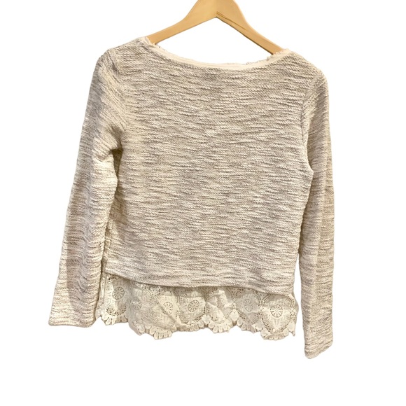 INC International concepts shirt with lace hem - Picture 2 of 7